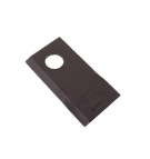 Nóż. nożyk kosiarka prawy 94x50x4mm otwór 19 zastosowanie 58031192 BCS WARYŃSKI ( sprzedawane po 25 )