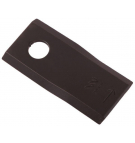 Nóż. nożyk kosiarka lewy 95x45x3.5mm otwór 16.25 zastosowanie CC20500 New Holland WARYŃSKI ( sprzedawane po 25 )