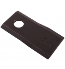 Nóż. nożyk kosiarka prawy 95x46x3,5mm otwór 16.25 zastosowanie 56151310 Kuhn WARYŃSKI ( sprzedawane po 25 )