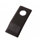 Nóż. nożyk kosiarka gięty 96X40X3mm otwór 19 zastosowanie 06561544 Deutz Fahr Kverneland WARYŃSKI ( sprzedawane po 25 )