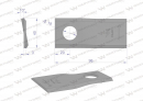 Nóż. nożyk kosiarka lewy 96x40x3mm otwór 19 zastosowanie 16502727 Deutz Fahr Kverneland WARYŃSKI ( sprzedawane po 25 )