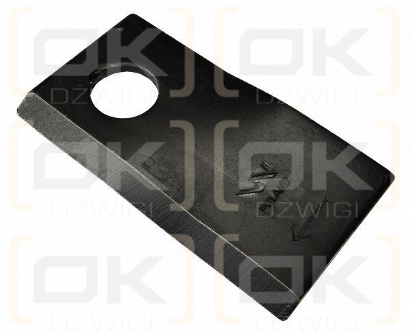 Nóż, nożyk kosiarka 96X48X4X19 prawy zastosowanie 01466910 Krone WARYŃSKI ( sprzedawane po 25 )