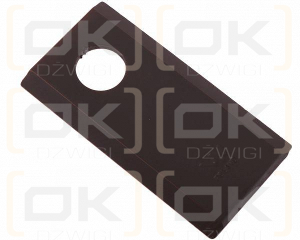 Nóż. nożyk kosiarka 97X50X4mm otwór 19 zastosowanie 1380-0025 JF-Stoll WARYŃSKI ( sprzedawane po 25 )