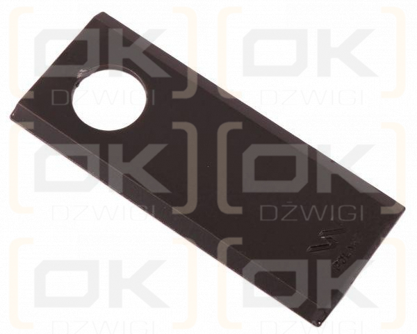 Nóż. nożyk kosiarka 98X40X3mm otwór 19 zastosowanie 98D Galfre WARYŃSKI ( sprzedawane po 25 )