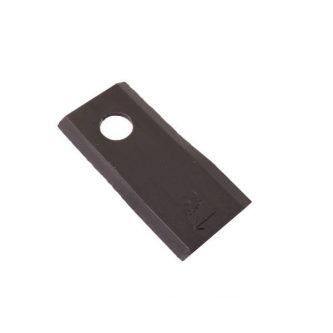 Nóż. nożyk kosiarka prawy 98X46X3.5mm otwór 16.5 zastosowanie 40490005 Morra WARYŃSKI ( sprzedawane po 25 )