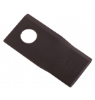 Nóż. nożyk kosiarka lewy 98x48x4mm otwór 19 zastosowanie 153171311 SIP WARYŃSKI ( sprzedawane po 25 )