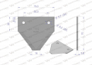 Nóż żniwny 70x76x2.8mm otwór 5.5 zastosowanie 6889590 Claas WARYŃSKI ( sprzedawane po 25 )