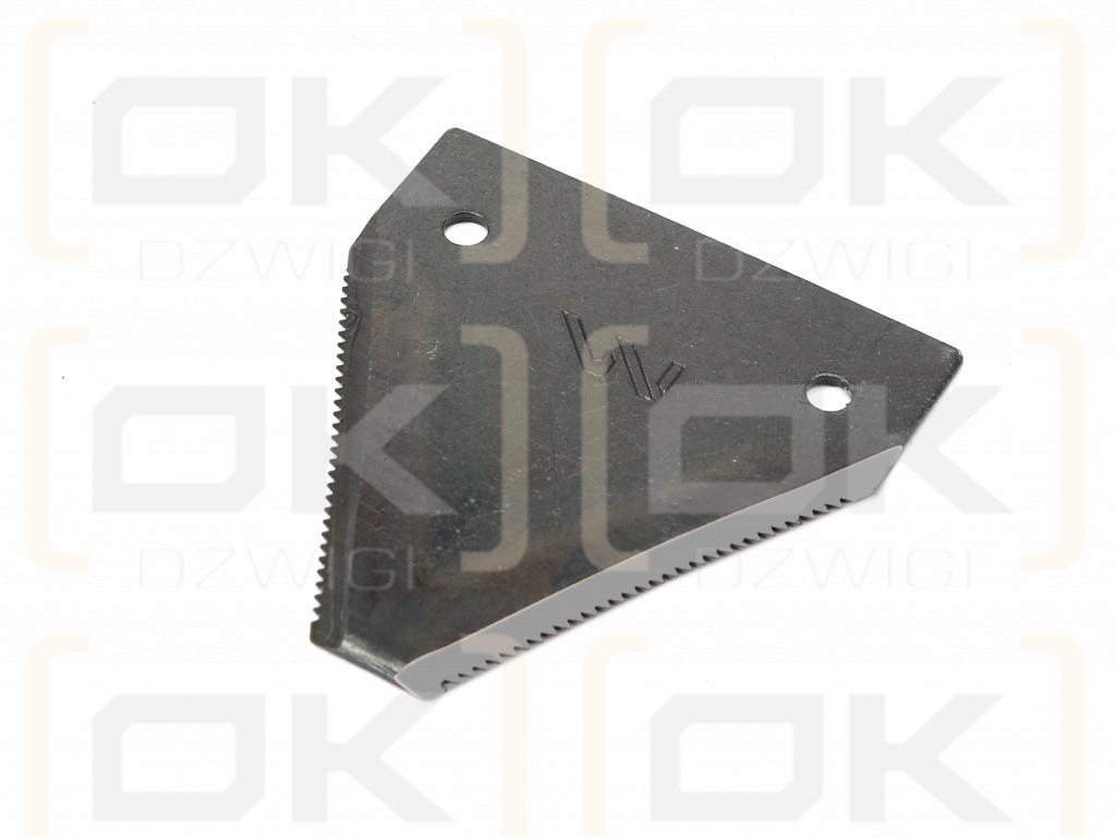 Nóż żniwny 80x76x2mm otwór 5.5 zastosowanie 443003 Agco Case WARYŃSKI ( sprzedawane po 25 )