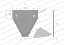 Nóż żniwny 80x76x2mm otwór 5.5 zastosowanie 417800220 1650333 Deutz-Fahr WARYŃSKI ( sprzedawane po 25 )