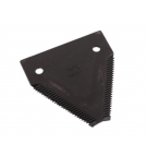 Nóż żniwny 80x76x2.7mm otwór 6.3 zastosowanie 87728899 New Holland WARYŃSKI ( sprzedawane po 25 )