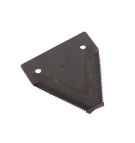 Nóż żniwny 80x76x2.7mm otwór 5.5 zastosowanie 614670.1 Claas WARYŃSKI ( sprzedawane po 25 )