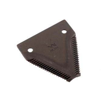 Nóż żniwny 80x76x2.8mm otwór 6.3 zastosowanie 87728905 Case-IH New Holland WARYŃSKI ( sprzedawane po 25 )