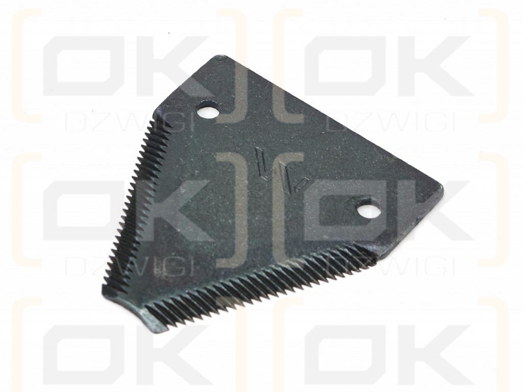 Nóż żniwny 82x76x2.8mm otwór 6.3 zastosowanie 321219850 Laverda WARYŃSKI ( sprzedawane po 25 )