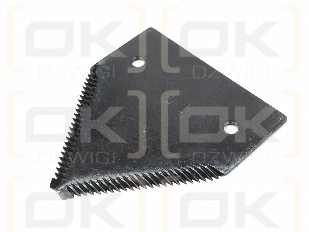 Nóż żniwny 83x76x2mm otwór 5.5 zastosowanie 261431M1 MF WARYŃSKI ( sprzedawane po 25 )