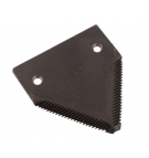 Nóż żniwny 83x76x3mm otwór 5.7 zastosowanie H213799 Schumacher WARYŃSKI ( sprzedawane po 25 )