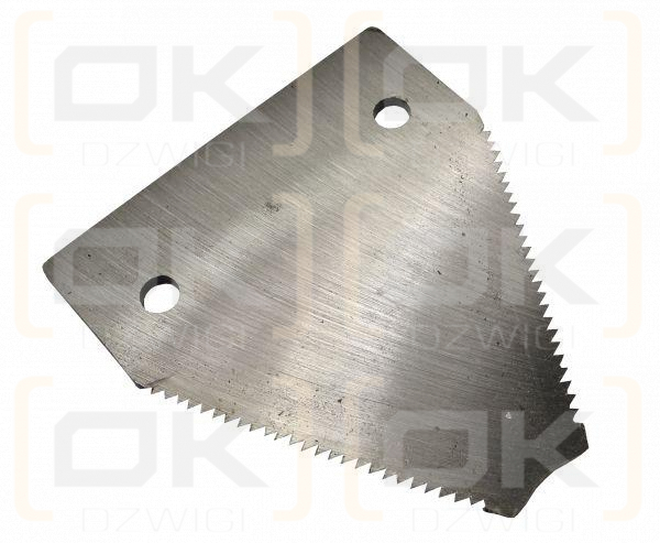 Nóż żniwny ostrza ząbkowane na wierzchu listwa nożowa zastosowanie 84429103 New Holland WARYŃSKI ( sprzedawane po 25 )