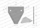 Nóż żniwny 84x76x3mm otwór 6.5 zastosowanie 611203.1 Claas WARYŃSKI ( sprzedawane po 25 )