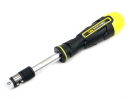 Hand grip for screwdriver bits with a 1/4 Waryński socket tip