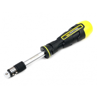 Hand grip for screwdriver bits with a 1/4 Waryński socket tip