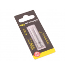 Końcówki wkrętakowe bity 5 50mm Waryński komplet w blistrze dwusztukowym