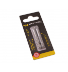 Końcówki wkrętakowe bity 6 50mm Waryński komplet w blistrze dwusztukowym