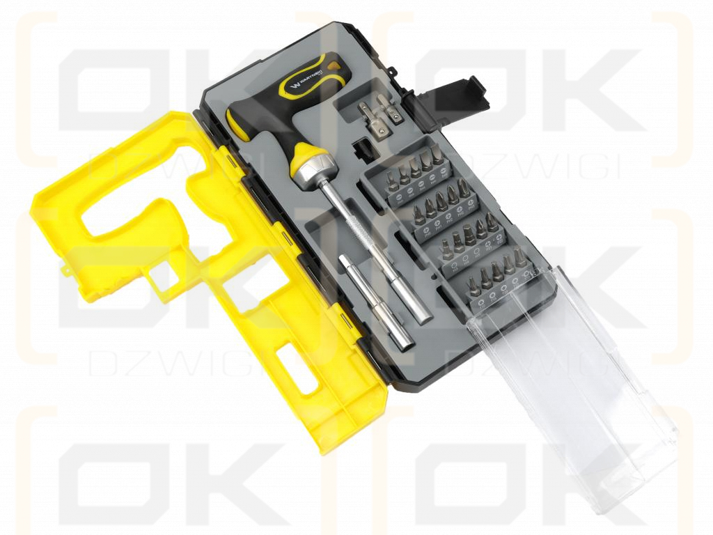 Satz Schlagbits mit T-Griff-Ratsche, Waryński