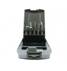 Zestaw frezów z węglika wolframu  do stali 10 szt Waryński