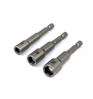 Zestaw nasadek z uchwytem narzedziowym 6. 8. 10 mm długość 65 mm Waryński