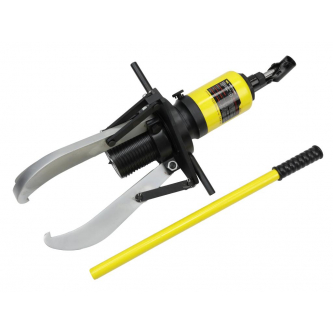 Extractor de rodamientos hidráulico de 20 toneladas con válvulas de seguridad y anillo de bloqueo, Waryński