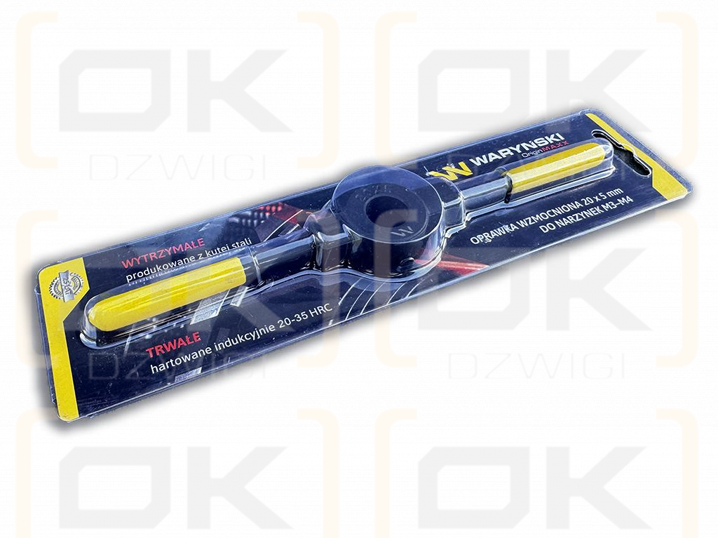 Verstärkter Halter für Handmatrizen 20x 5mm (M3-M4) Waryński