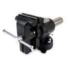 Imadło ślusarskie z żeliwa sferoidalnego obrotowe z obracanym jarzmem 125 mm Waryński