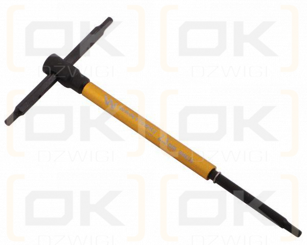 Klucz T ze spinnerem HEX 2.5 mm Waryński