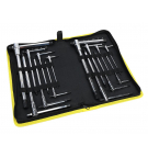 Set of T-type hexagon socket wrenches in a case, 14 pieces, Waryński