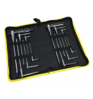Set of TORX T-type star keys in a case, 12 pieces, Waryński