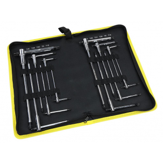 Set of TORX T-type star keys in a case, 12 pieces, Waryński