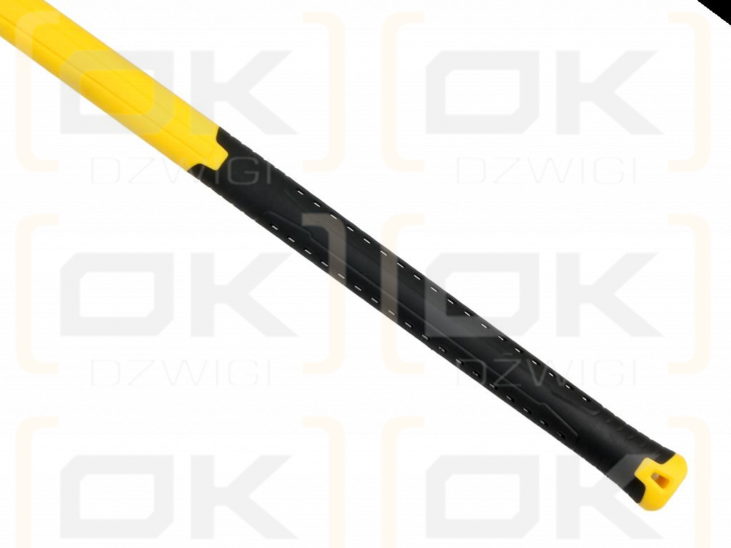 Locksmith's hammer, 10 kg very heavy with a fiberglass handle, for construction workshop work, Waryński