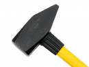 Locksmith's hammer, 10 kg very heavy with a fiberglass handle, for construction workshop work, Waryński