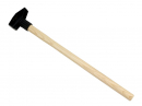 3 kg heavy carpenter's hammer with wooden handle, for construction workshop work, Waryński