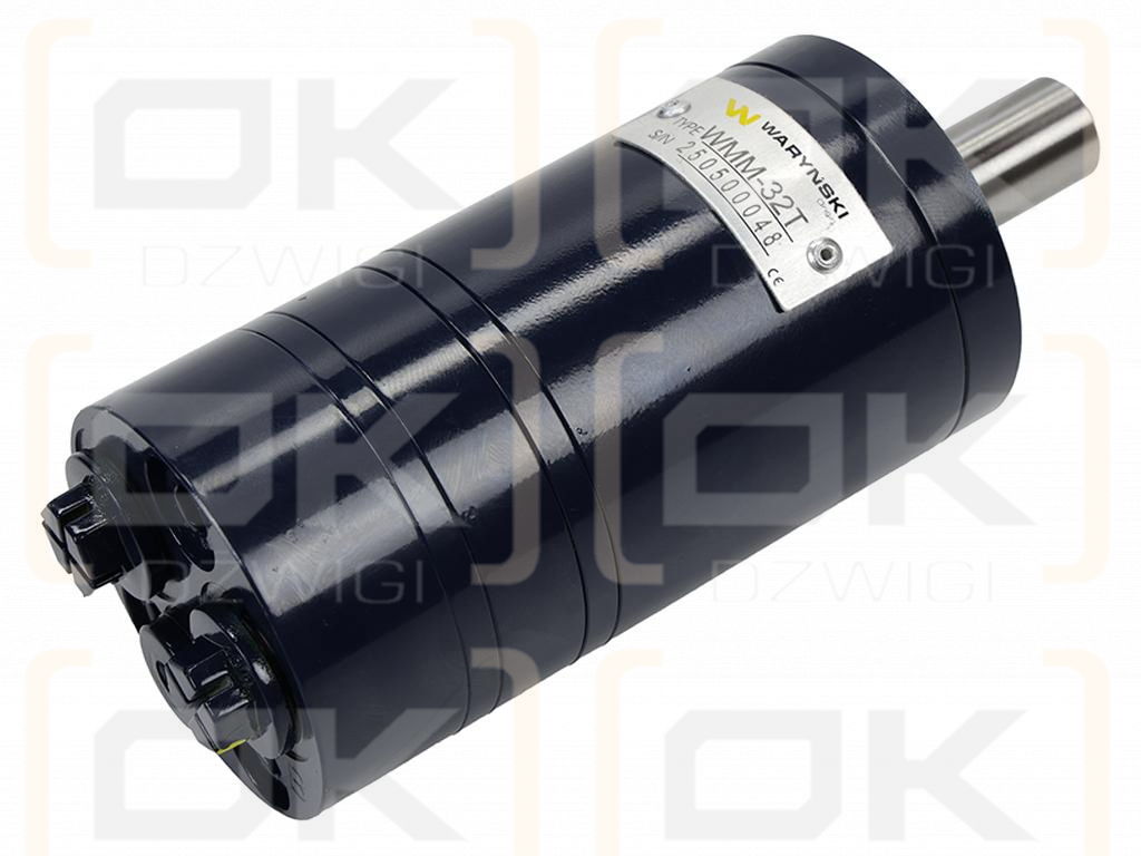 Орбитальный гидромотор WMM 32 см3/об (100 бар / макс. 140 бар) задние соединения Waryński