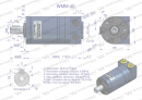 Орбитальный гидромотор WMM 40 см3/об (90 бар / макс.140 бар) Waryński