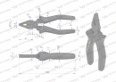 Universalzange 160 mm Waryński