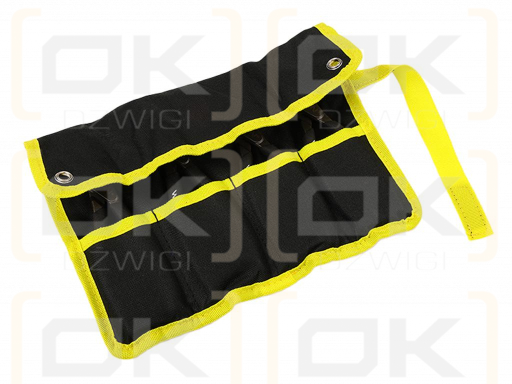 Set of circlip pliers, 185mm straight and 170mm bent, external and internal, 4 pcs, Waryński
