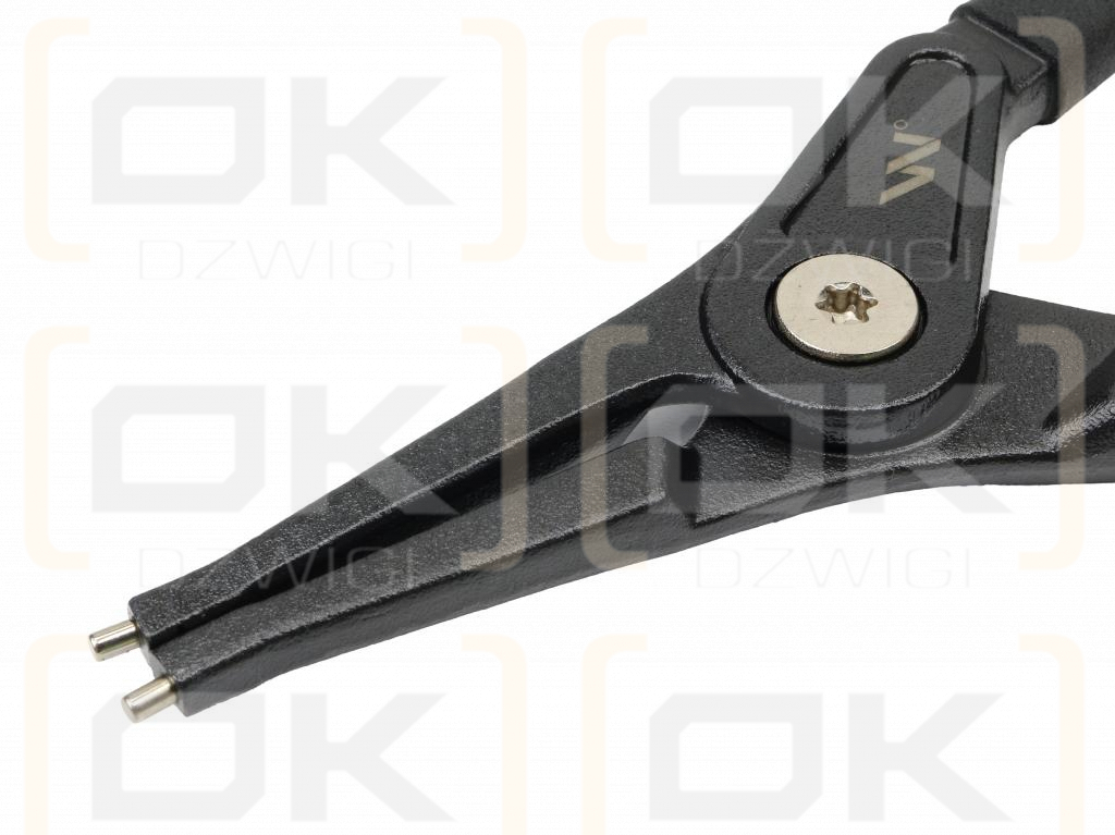 Specialized snap ring pliers, 305 mm external straight 12", for mechanical work, Waryński