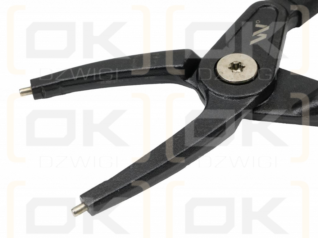 Specialized snap ring pliers, 305 mm internal straight 12", for mechanical work, Waryński