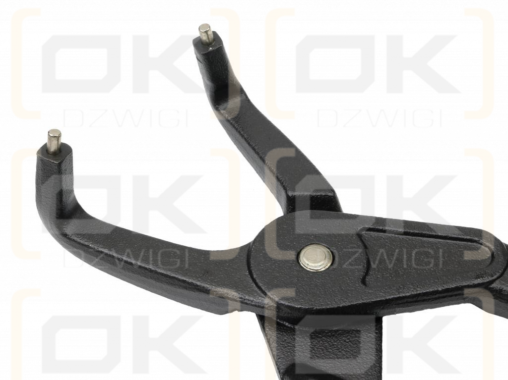 Specialized snap ring pliers, 305 mm internal bent 12", for mechanical work, Waryński
