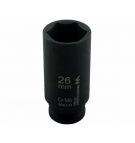 Nasadka udarowa sześciokątna długa 1/2