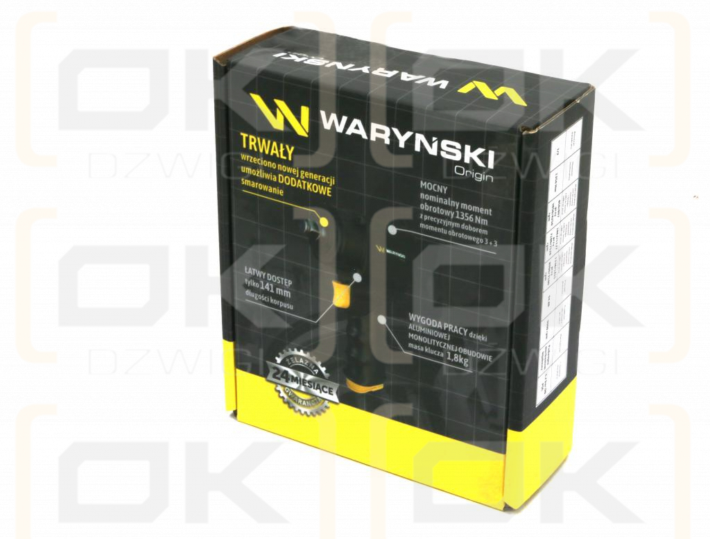 Klucz udarowy 1/2 aluminiowa obudowa z wewnętrznym smarowaniem nowej generacji 1356 Nm Waryński