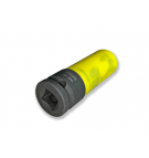 1/2 CrMo-Stahl-Schlagschrauber-Einsatz 19 mm mit Magnet und Schutzkappe für Aluminiumfelgen Waryński