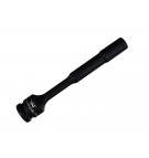 Schlagschrauber-Steckschlüssel 1/2", schlanker Sechskant-Durchgangsloch aus 10 mm CrMo-Stahl, Länge 150 mm, verwendet in der Mechanik für Schlagschrauber, Waryński