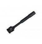 Schlagschrauber-Steckschlüssel 1/2", Sechskant, schlank, Durchgangsloch, aus 11 mm CrMo-Stahl, Länge 150 mm, verwendet in der Mechanik für Schlagschrauber, Waryński